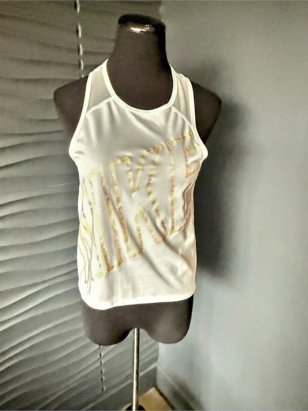 Nike Women's White Racerback Tank Top